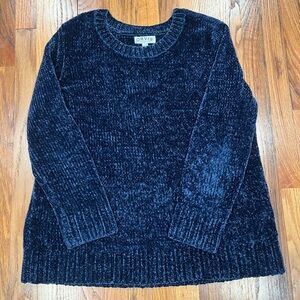 Orvis‎ Women's Chenille Sweater, Pacific Blue, XL. Pre-Owned